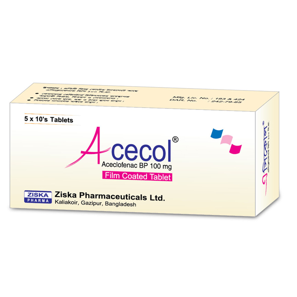 Tablet Acecol 100mg
