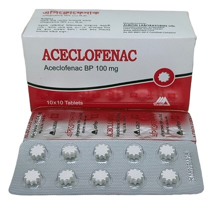 Tablet Aceclofenac 100mg (100pcs) (Albion)
