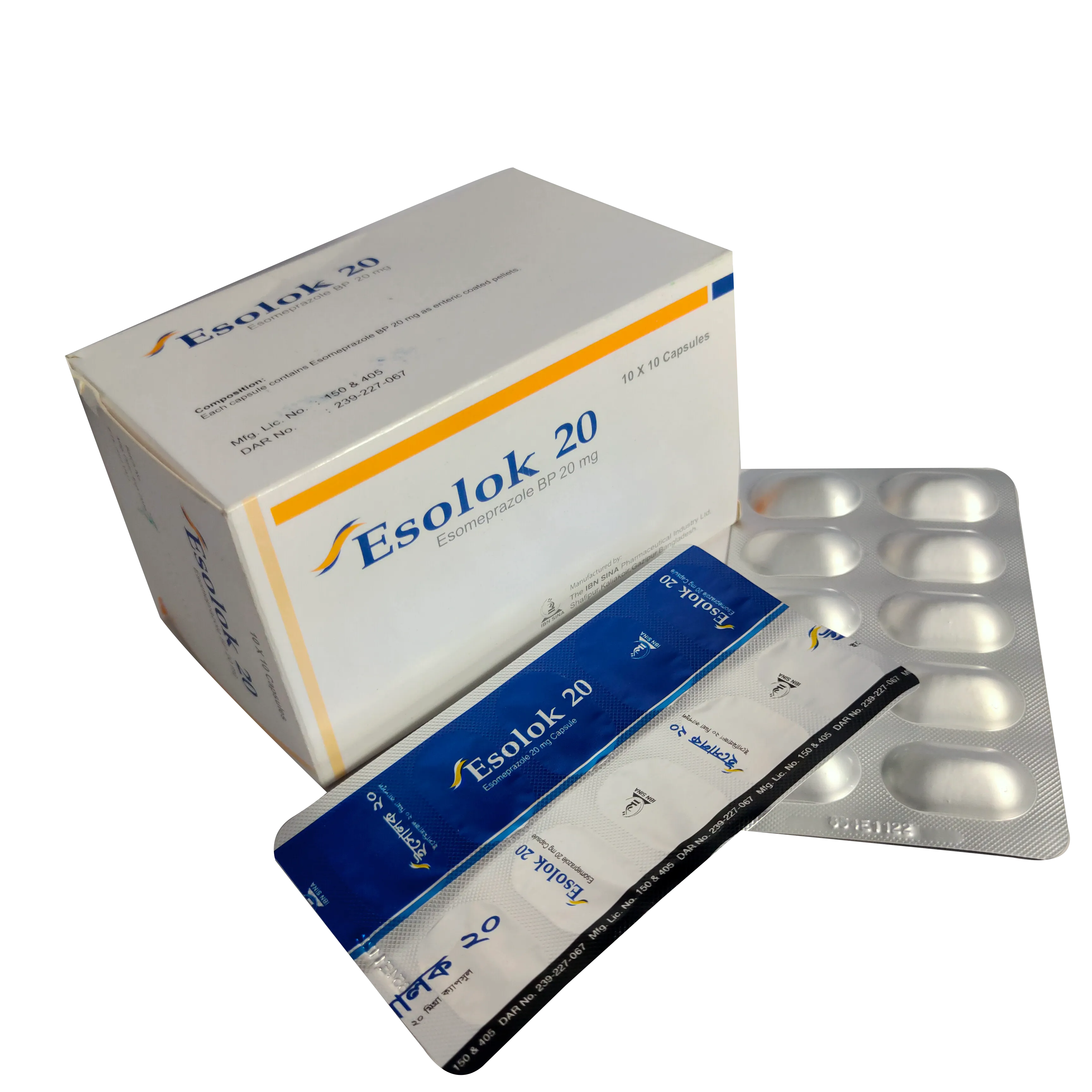 Capsule Esolok 20 mg (100pcs)