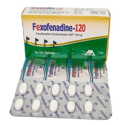 Tablet Fexofenadine 120mg  (Albion) (50 pcs)