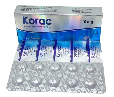 Tablet Korac Ketorolac 10mg  (Albion) (40pcs)