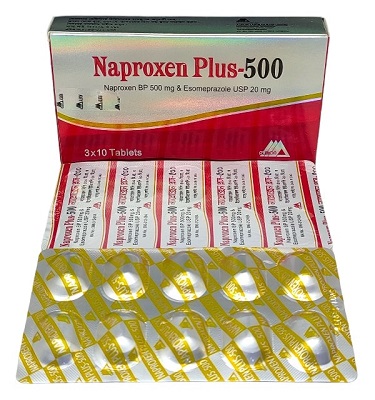 Tablet Naproxen Plus 500mg+20mg (30pcs) (Albion)