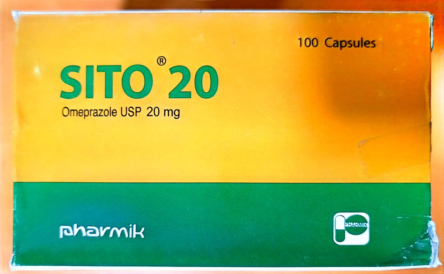 Capsule Sito 20mg (Omeprazole) (100pcs)