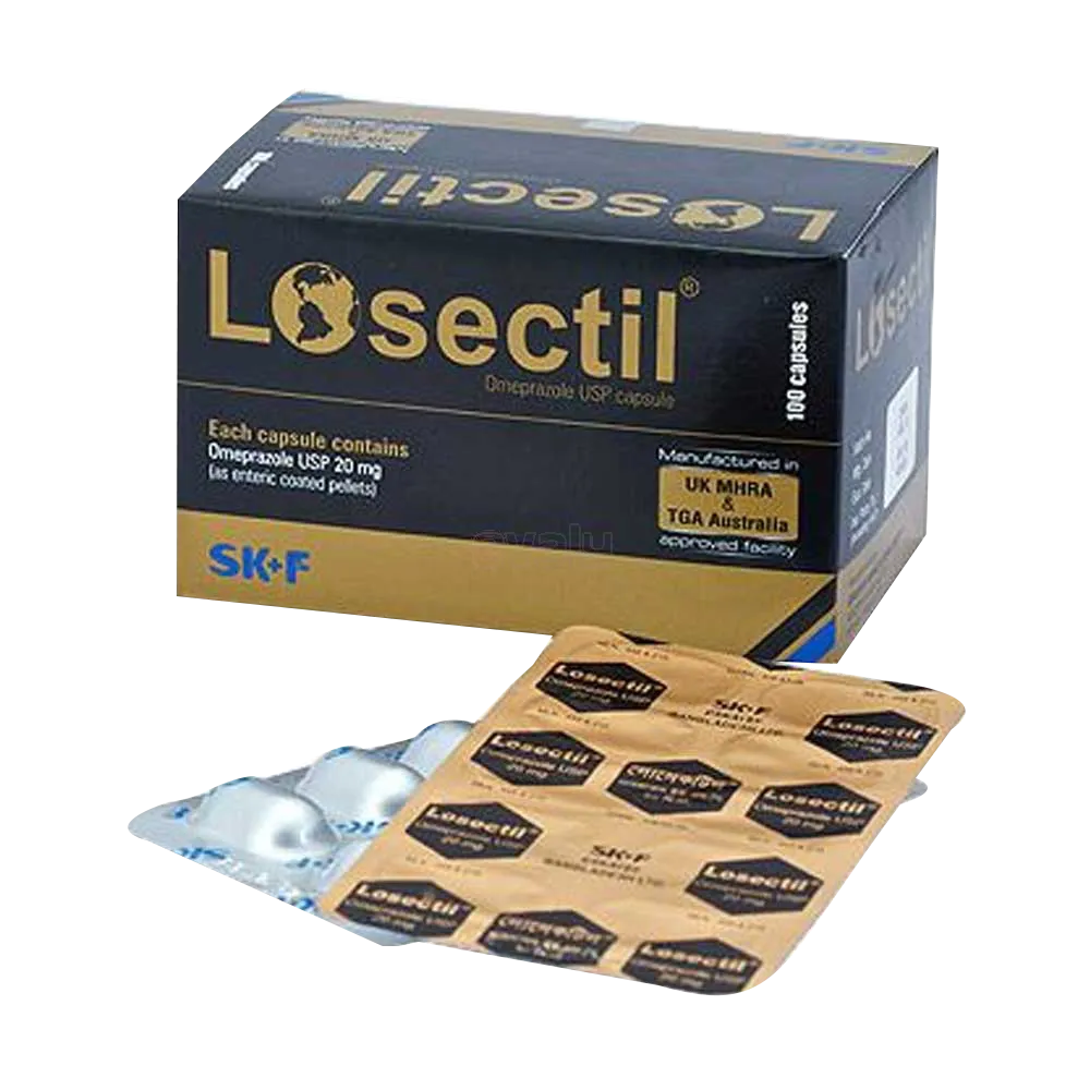 Capsule Losectil 20mg  (120 pcs )