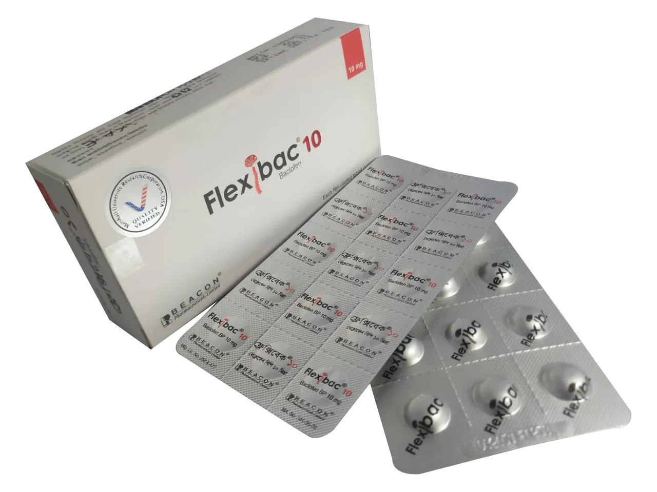 Tablet Flexibac 10 mg ( 75 pcs)