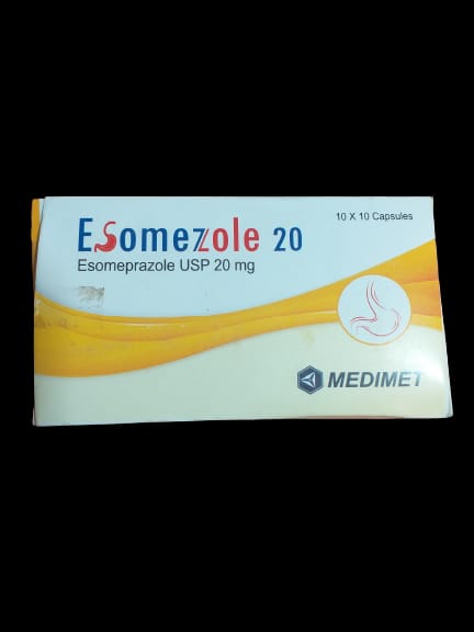 Capsule Esomezole 20mg (medimet) (100pcs)
