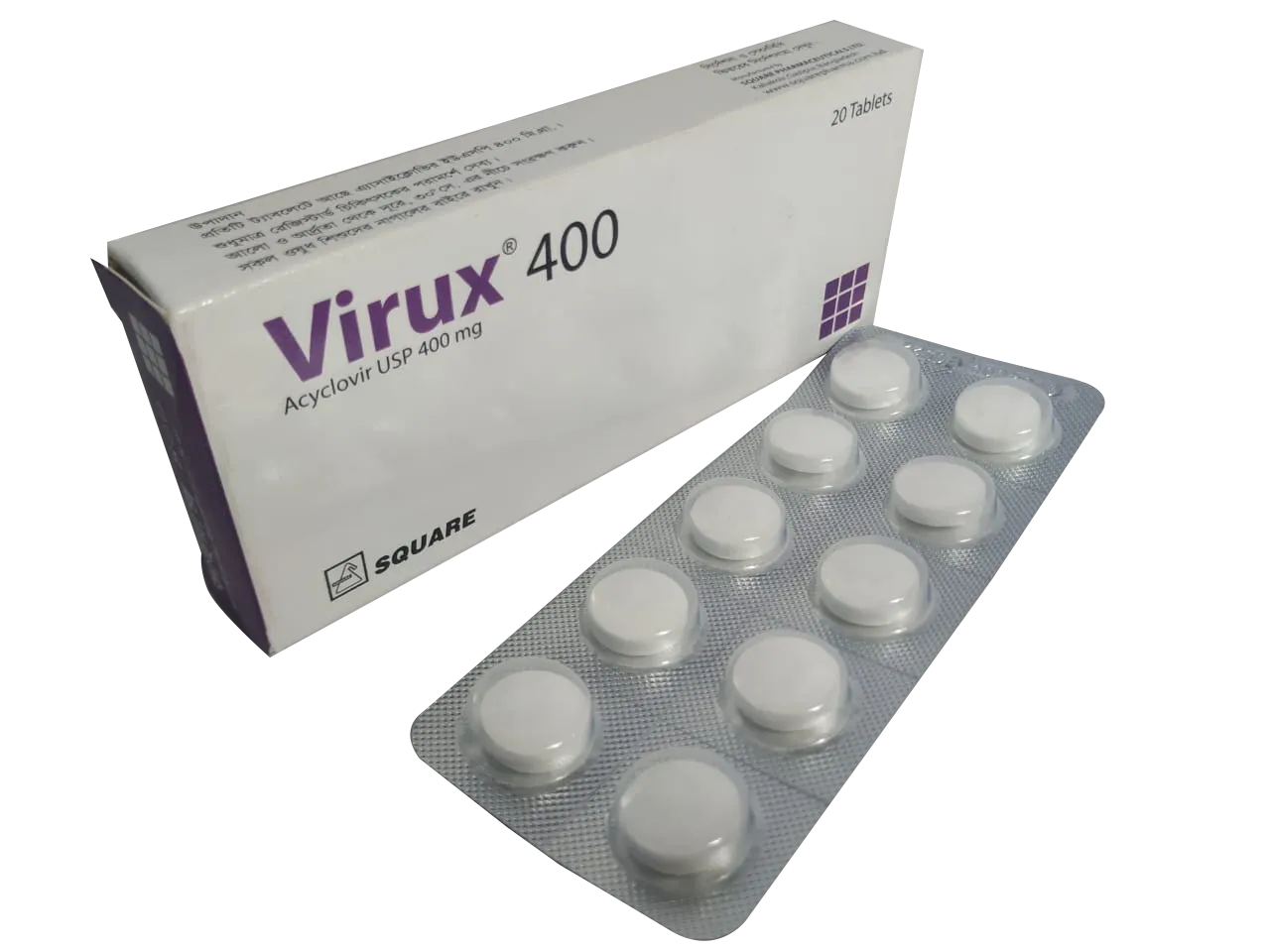 Tablet Virux 400mg ( 20 pcs )