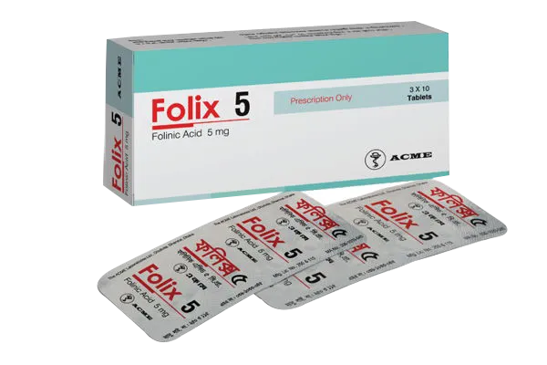 Tablet Folix 5mg ( 50pcs )