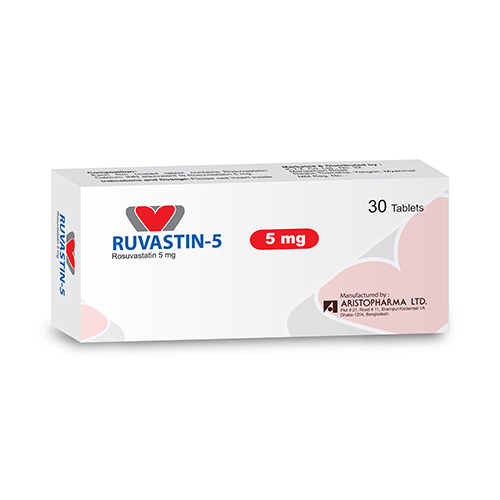 Tablet Ruvastin 5mg ( 30 pcs )