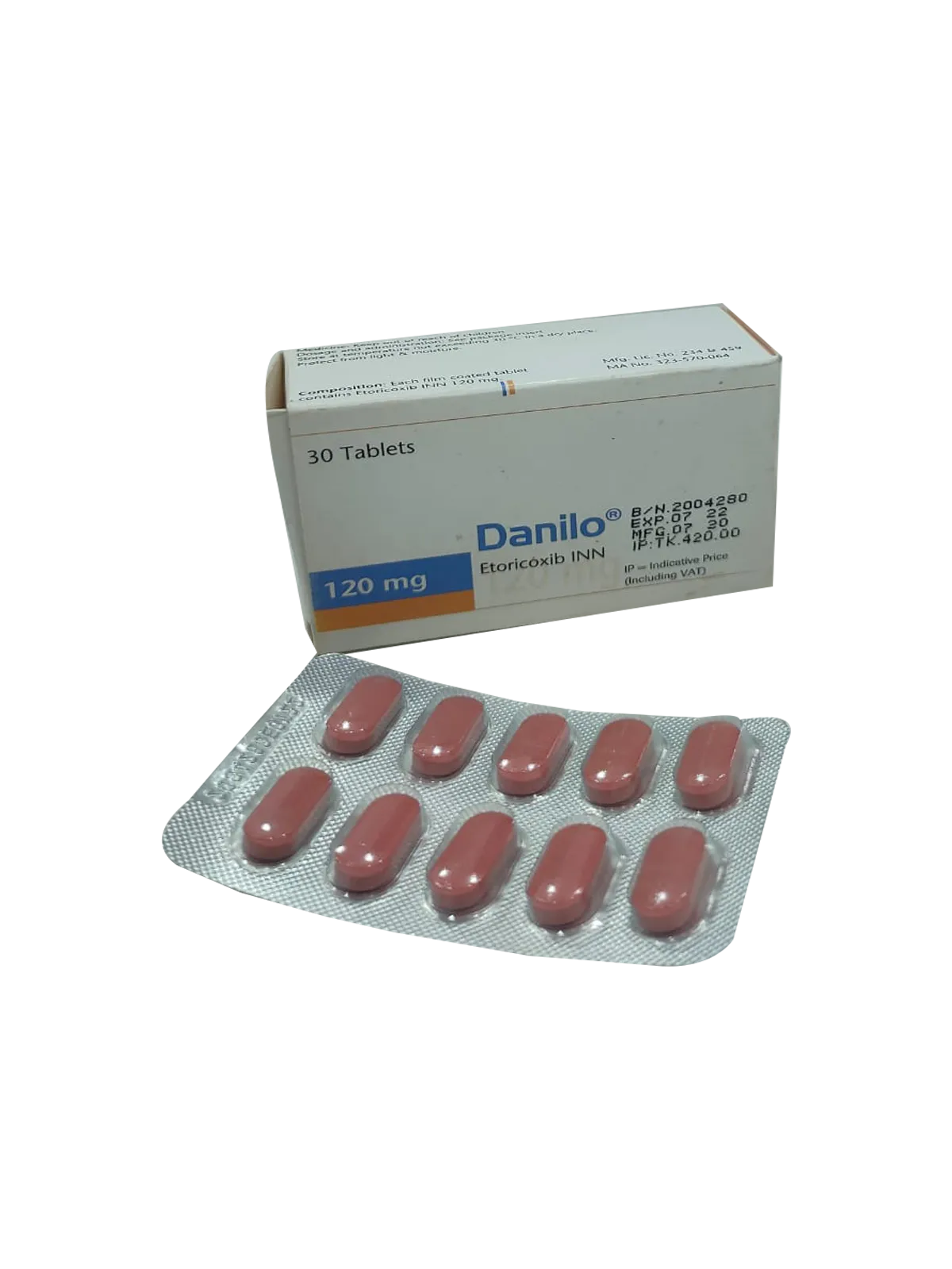 Tablet Danilo 120mg ( 30 pcs )