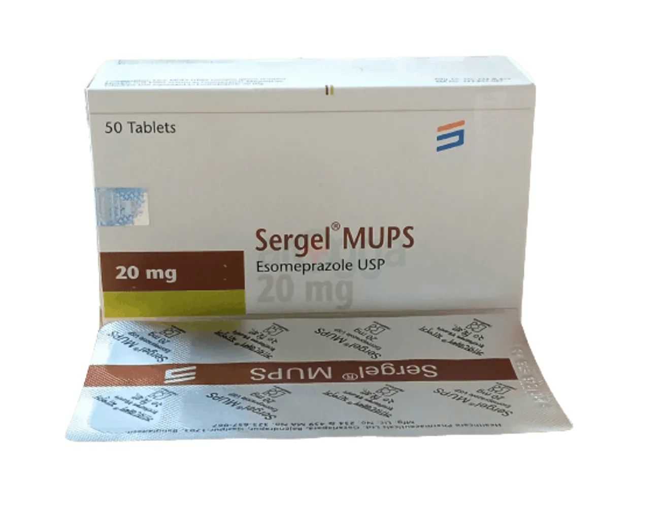 Tablet Sergel mups 20mg ( 50 pcs )