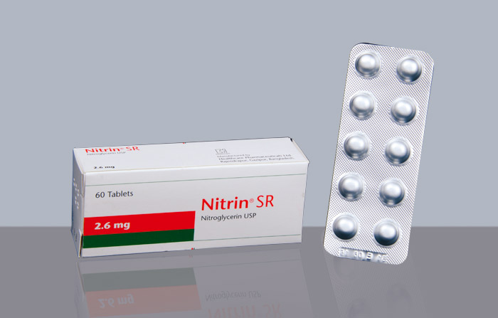 Tablet Nitrin SR 2.6mg ( 60 pcs )