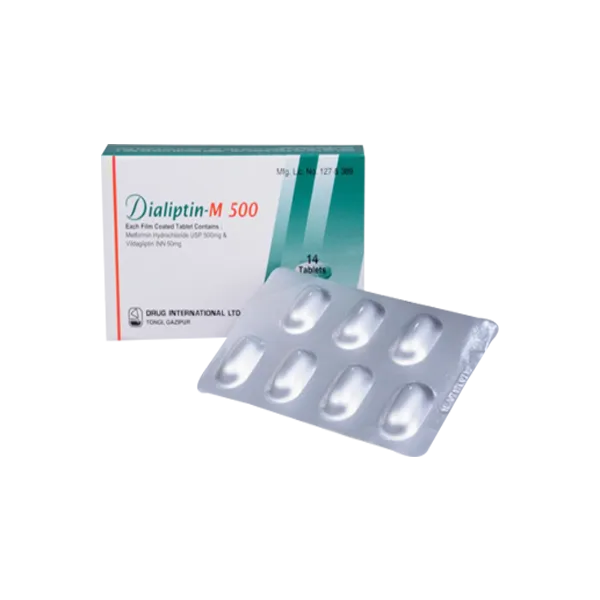 Tablet Dialiptin - M 500mg ( 14 pcs)