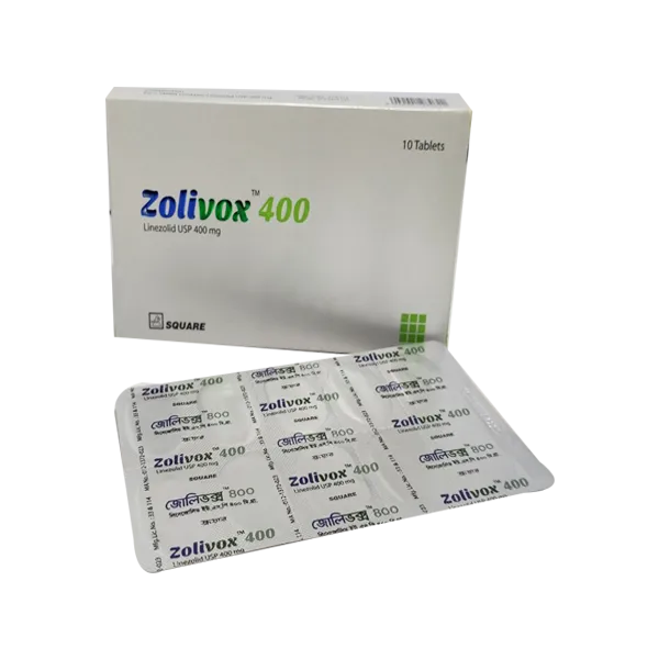Tablet Zolivox 400 mg (10 pcs)