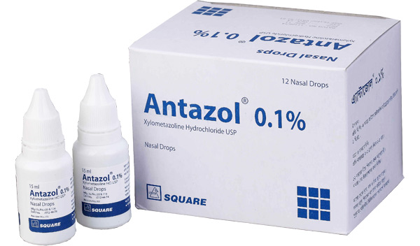 Antazol Nasal Drop 0.1% 15ml(12's pack)