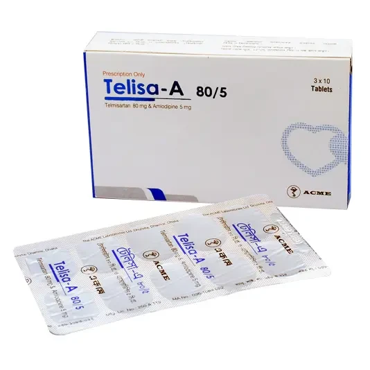 Tablet Telisa-A 5 mg+80 mg (30 pcs)