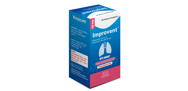 Inhaler Improvent 100mcg+20mcg (200metered )