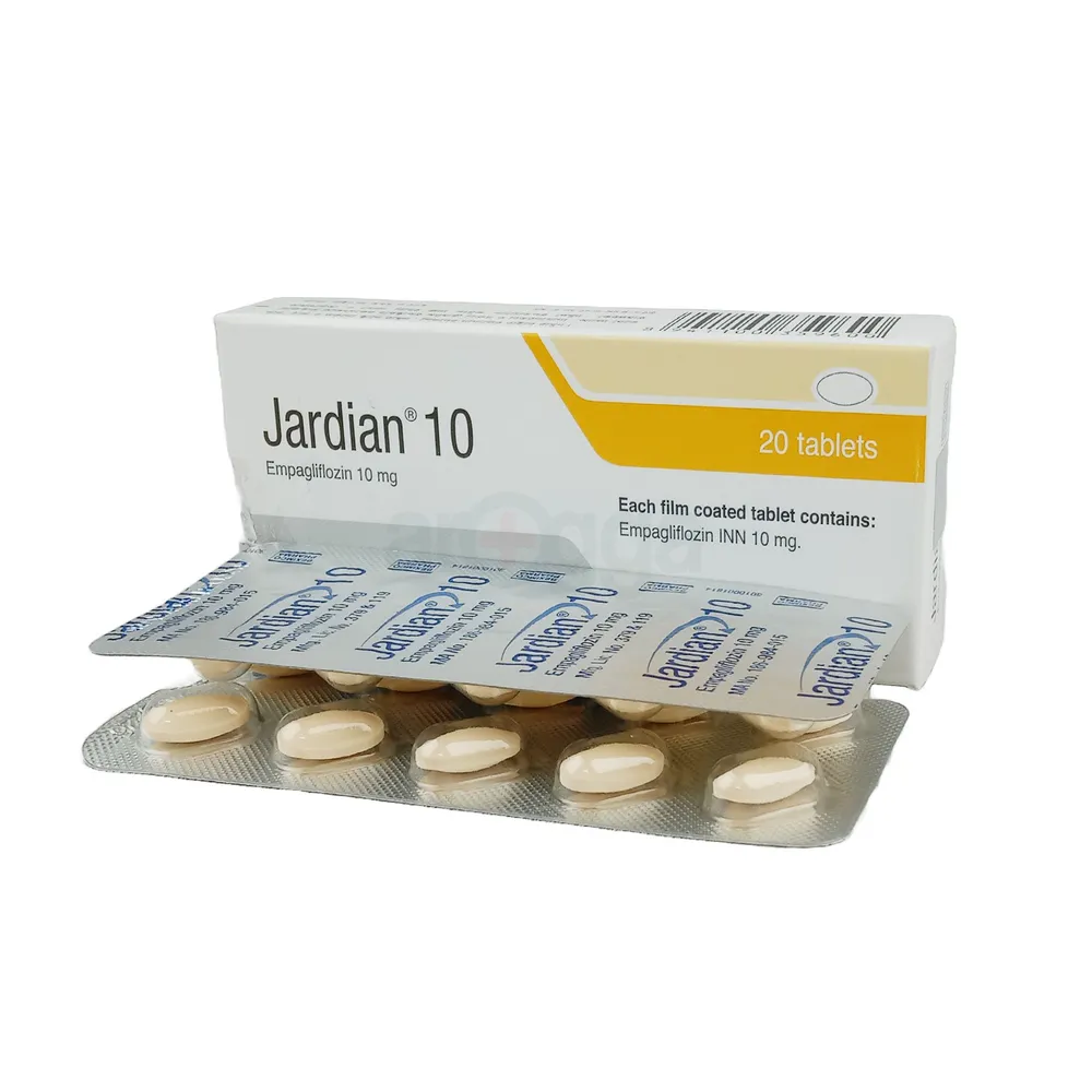Tablet  Jardian 10mg (20 Pcs)