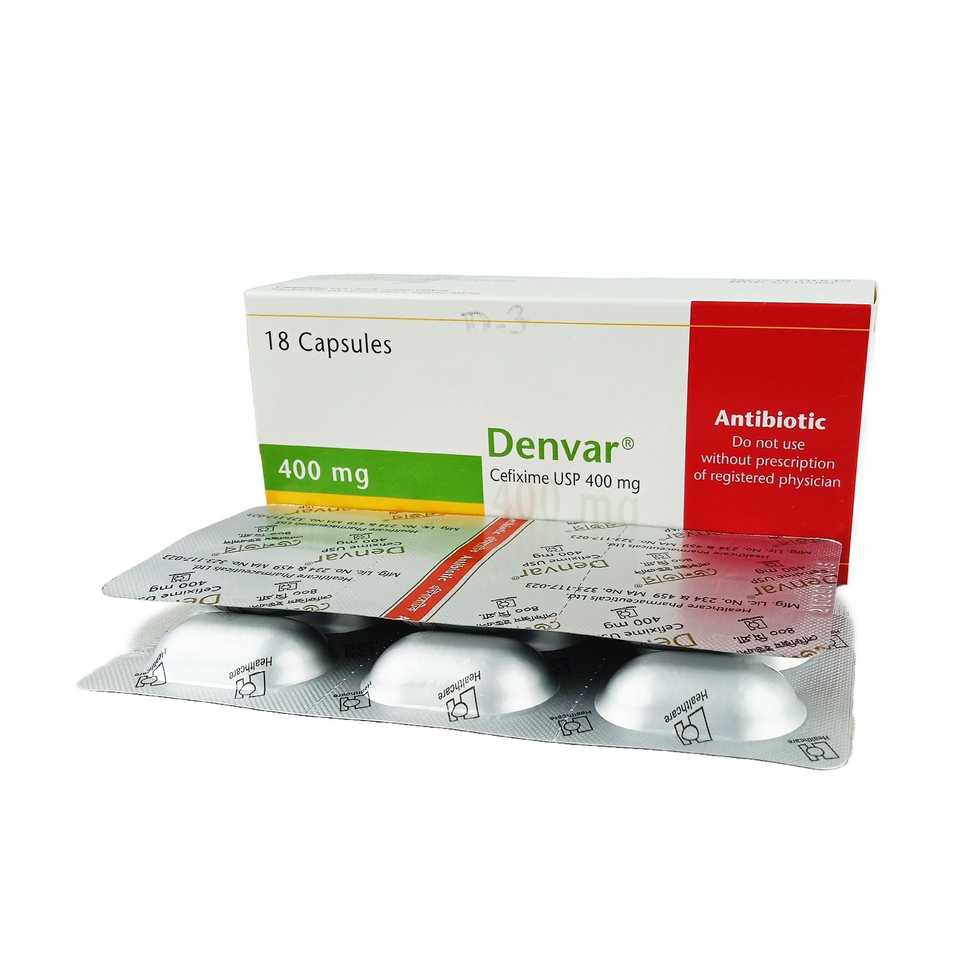 Capsule Denvar 400mg (18 pcs)