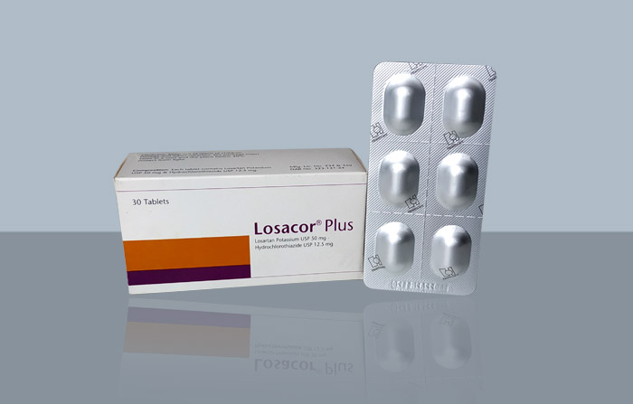 Tablet Losacor plus 50/12.5Mg (30pcs)