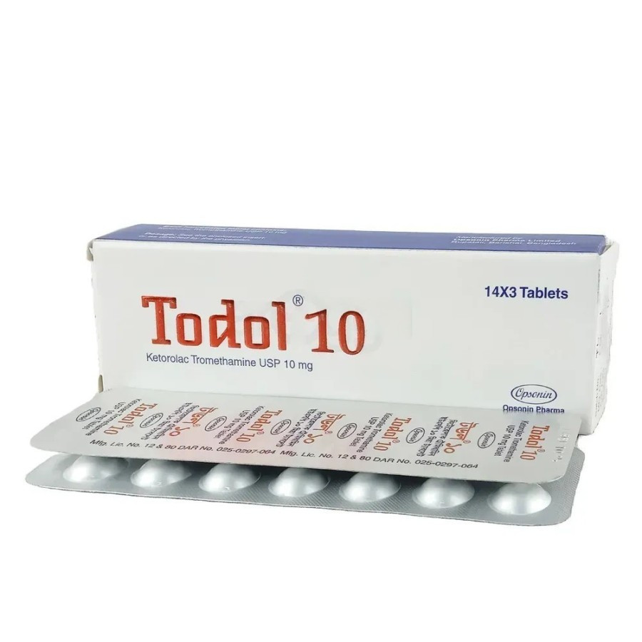 Tablet Todol 10mg (42pcs)