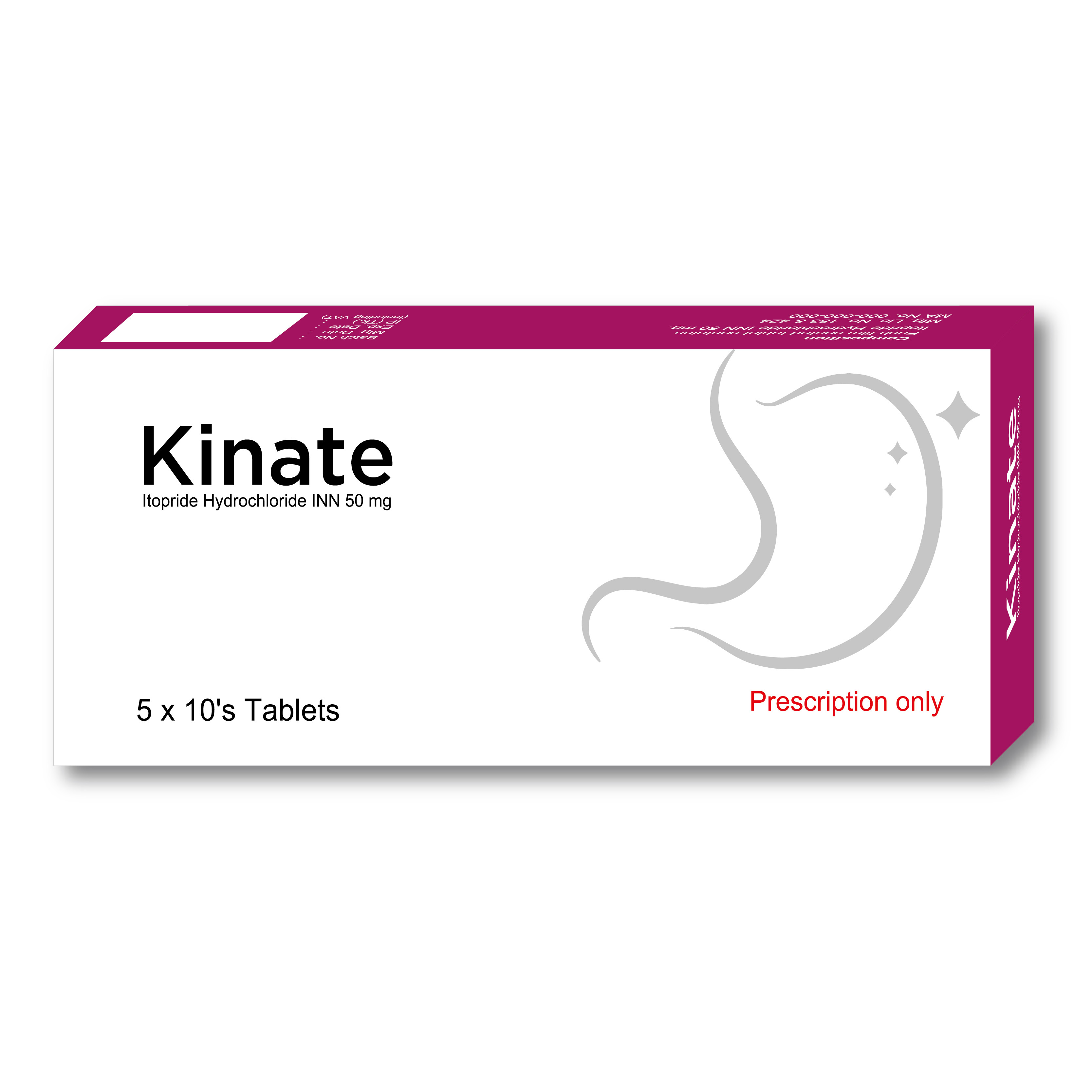 Tablet Kinate 50Mg (50 pcs)