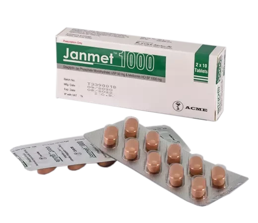 Tablet Janmet 1000Mg (20 Pcs)