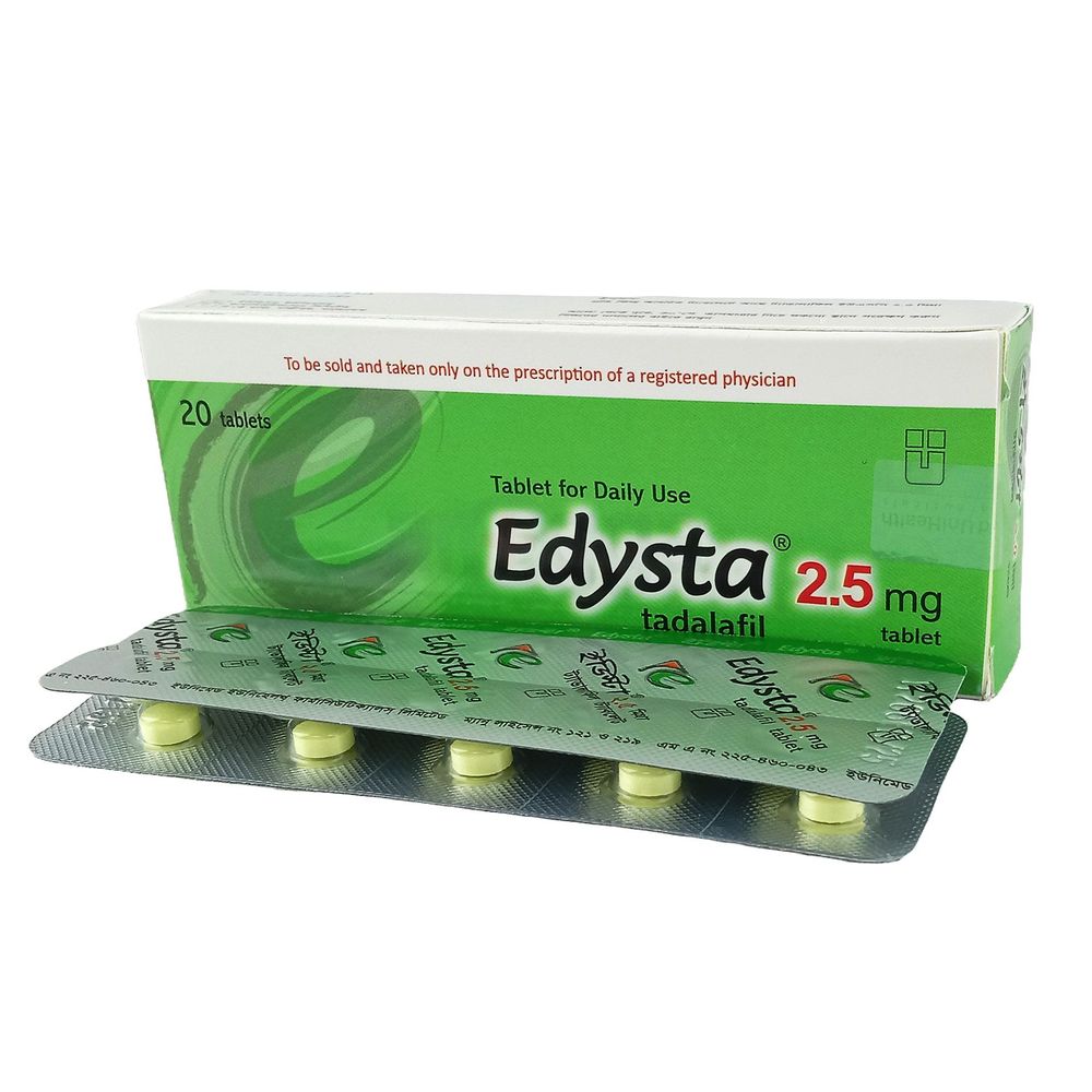 Tablet Edysta 2.5mg (20pcs)