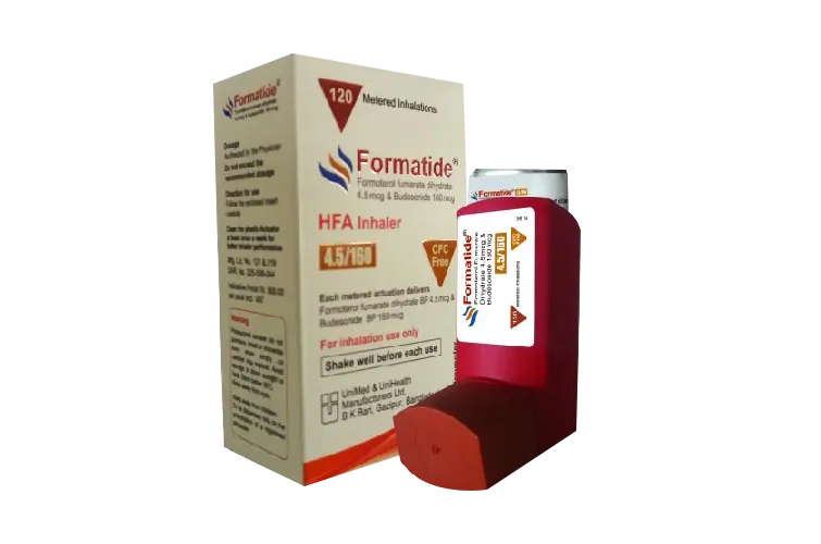 Inhalation Formatide 4.5/160 HFA (120 meterd)