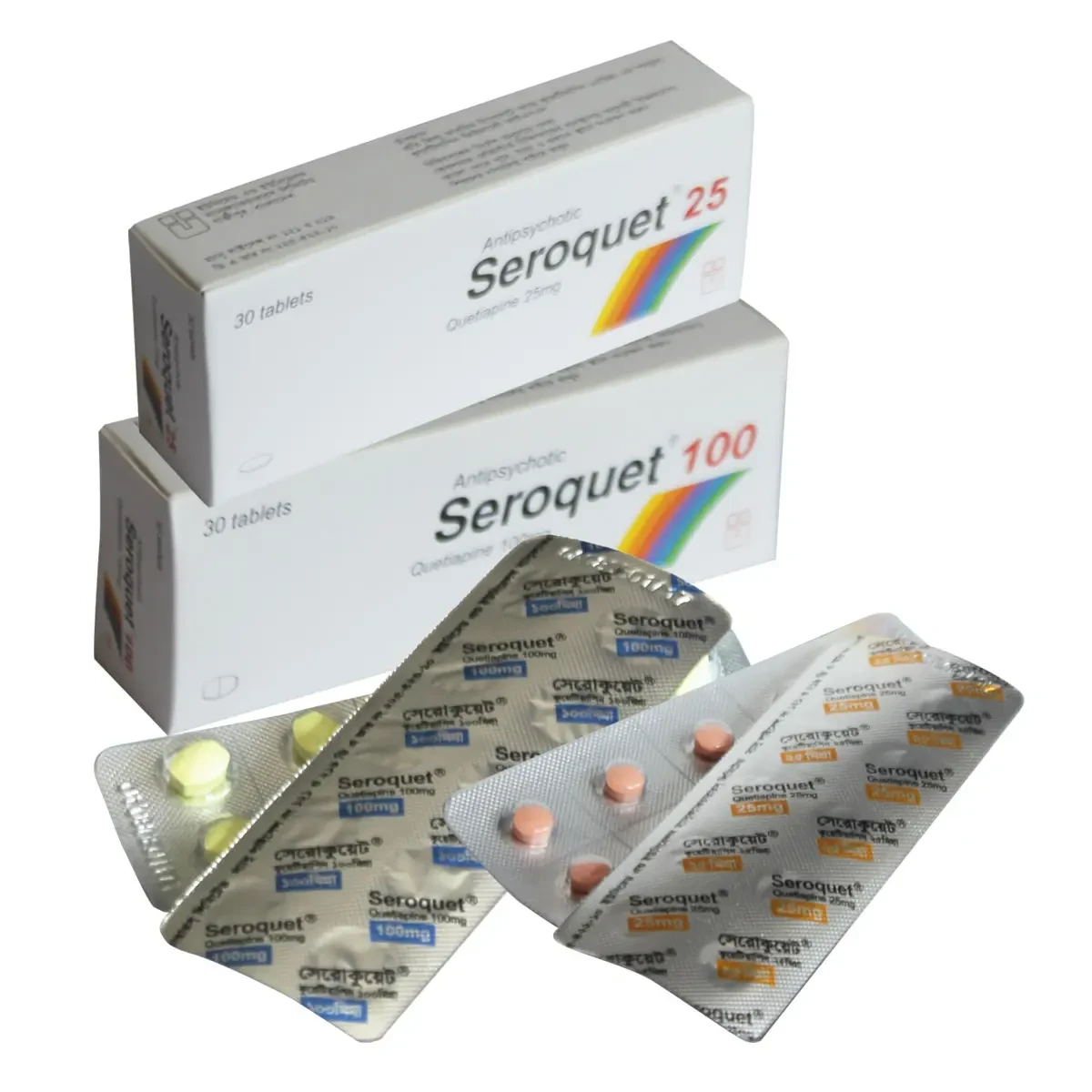 Tablet Seroquet 25mg (30pcs)