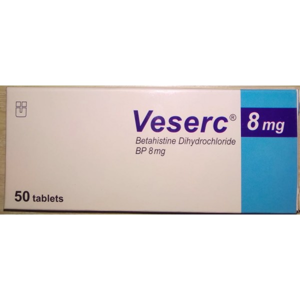 Tablet Veserc 8mg (50pcs)
