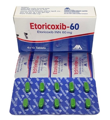Tablet Etoricoxib 60mg  (Albion) (40pcs)