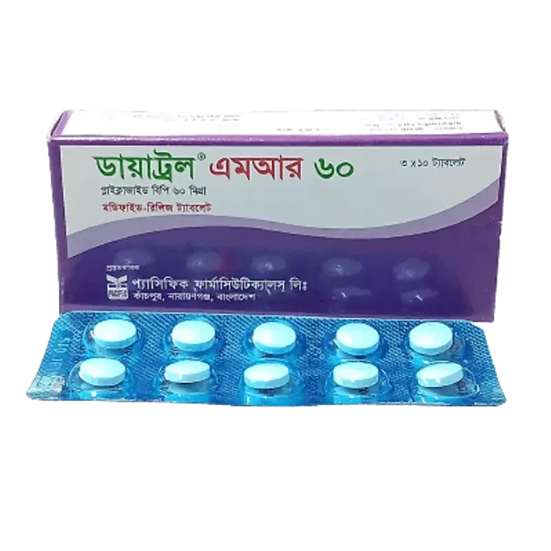 Tablet Diatrol Mr 60mg (30pcs)