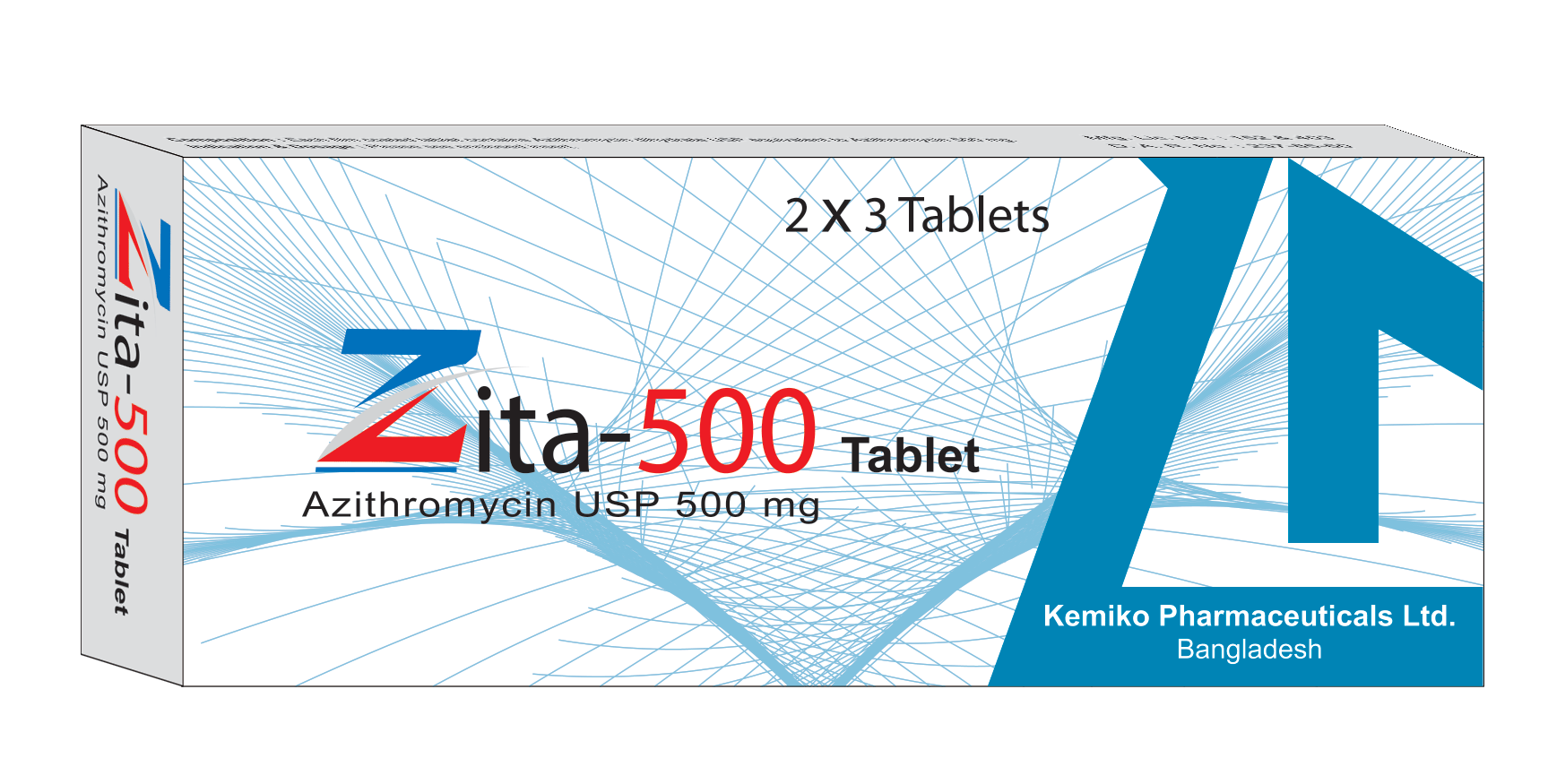 Tablet Zita  500mg (12 Pcs)