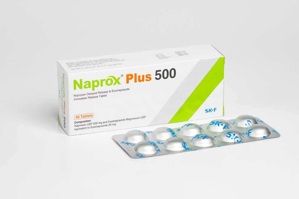 Tablet Naprox Plus 500mg+20mg (40pcs)