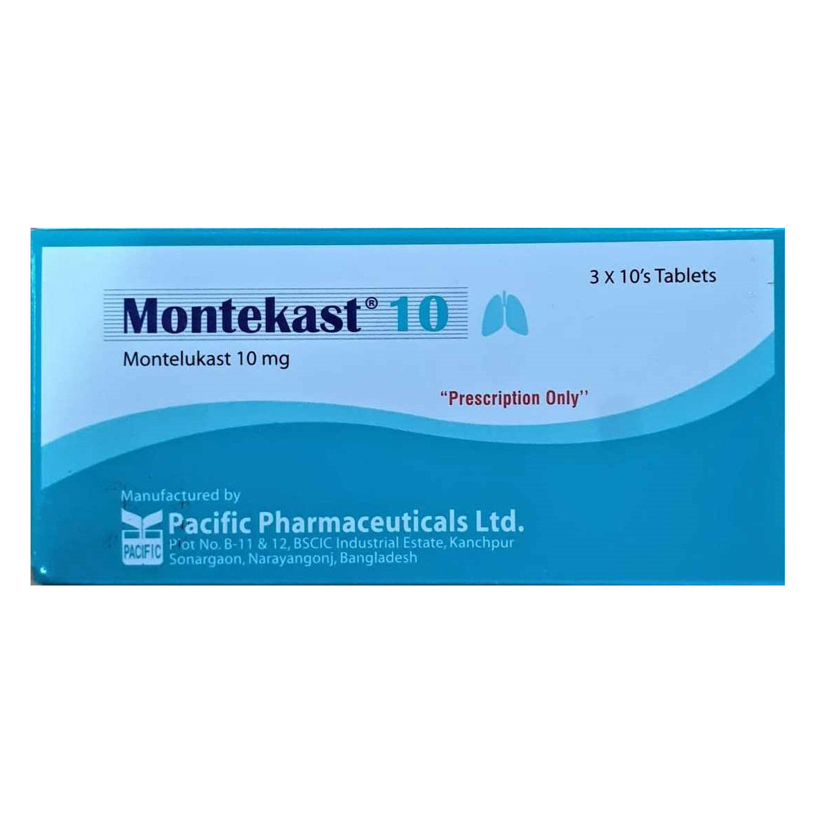 Tablet Montekast 10mg (30pcs)