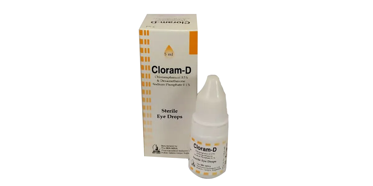 Eye Drop Cloram D 0.1%+0.5% (5ml)