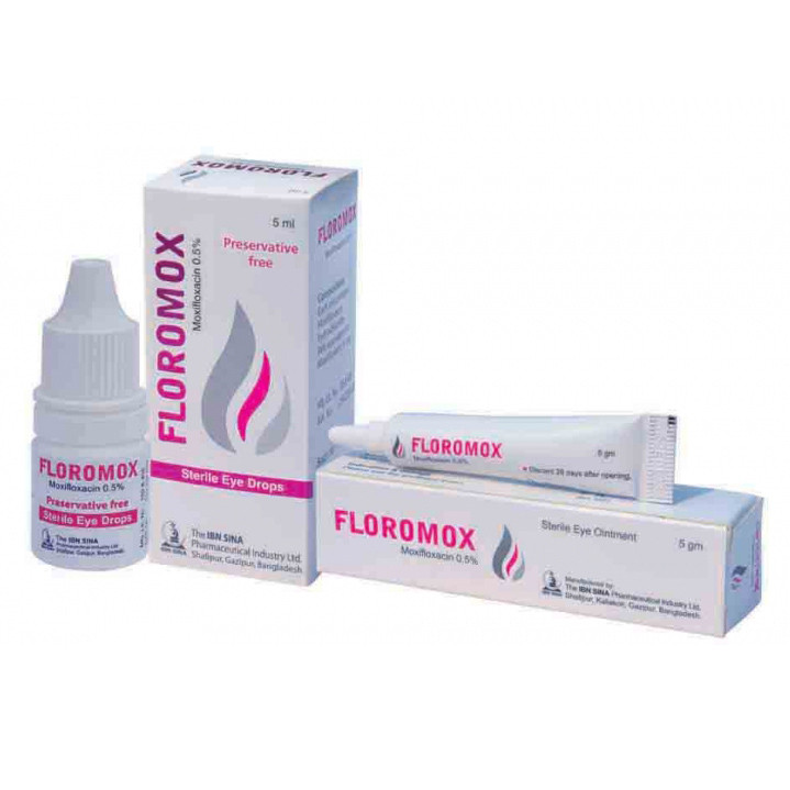 Eye ointment Floromox 0.5%(5gm)
