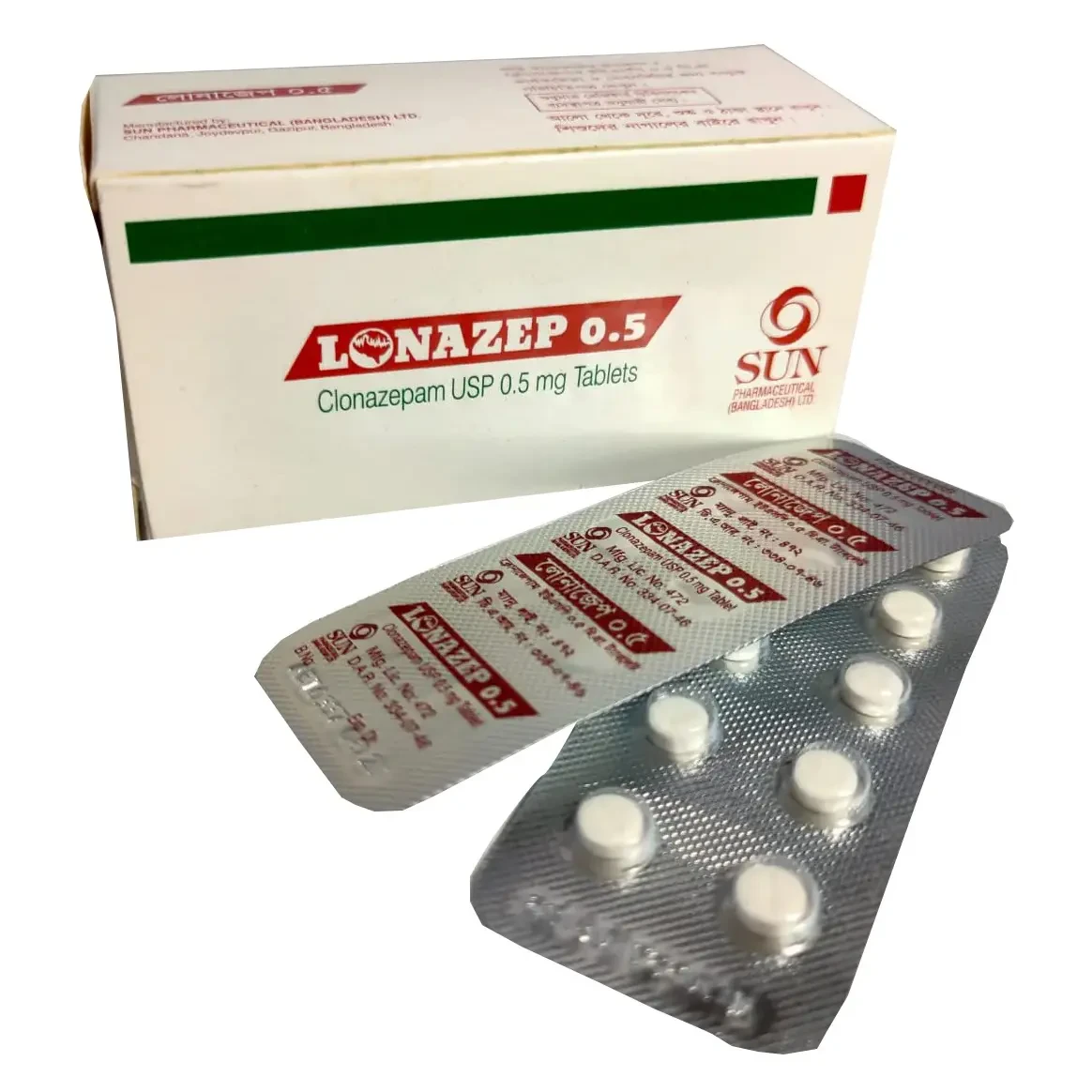 Tablet Lonazep 0.5mg (100pcs)
