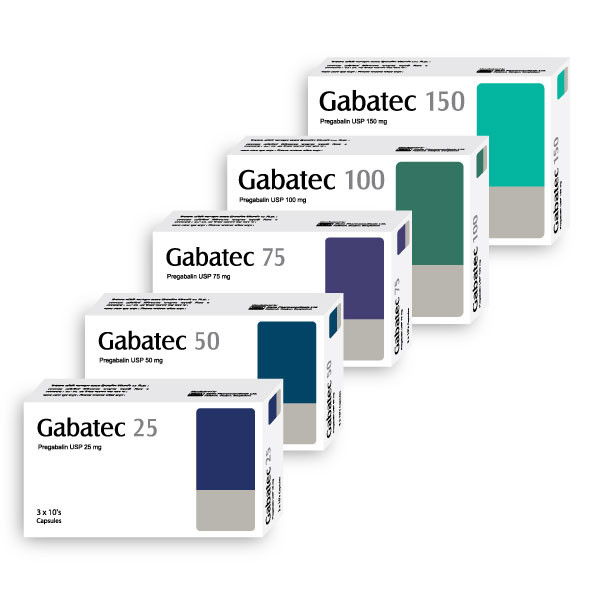 Capsule Gabatec 25mg (30pcs)