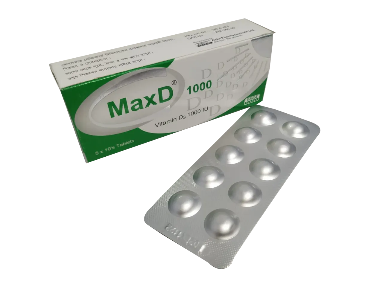 Tablet Max D 1000iu (50 pcs)