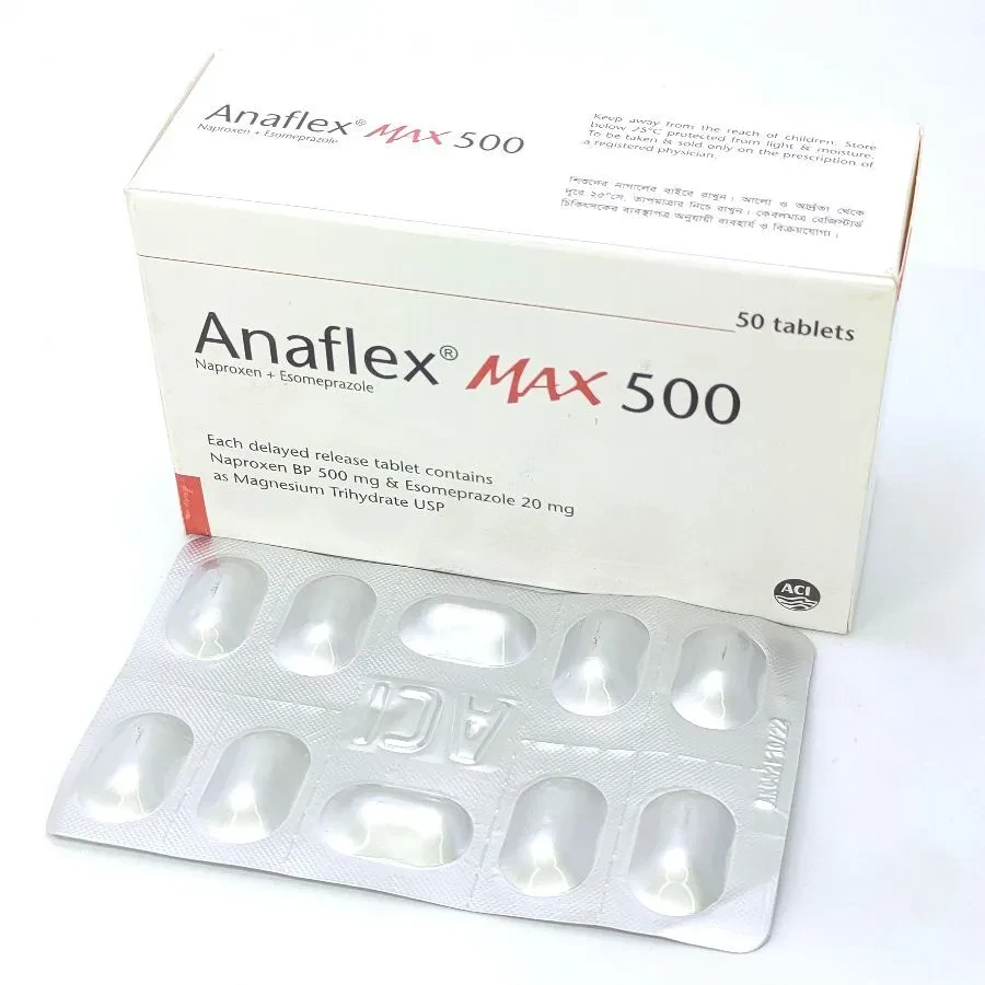 Tablet Anaflex Max 500mg+20mg (50pcs)
