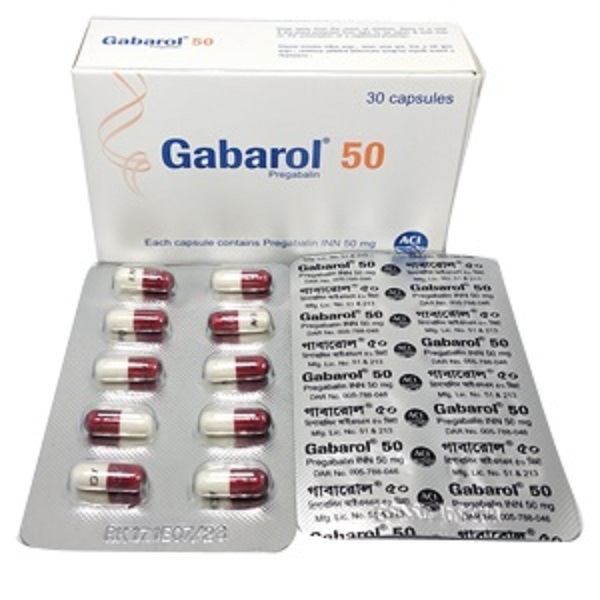 Capsule Gabarol 50mg (30pcs)