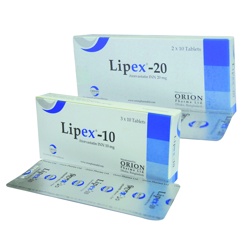 Tablet Lipex 20mg (20pcs)