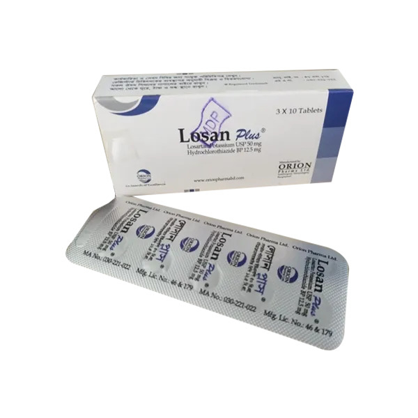 Tablet Losan plus 50mg+12.5mg( 30 pcs )