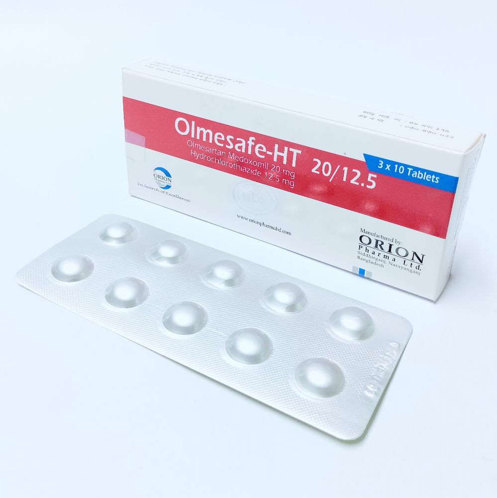 Tablet Olmesafe-HT 20mg+12.5mg (30pcs)