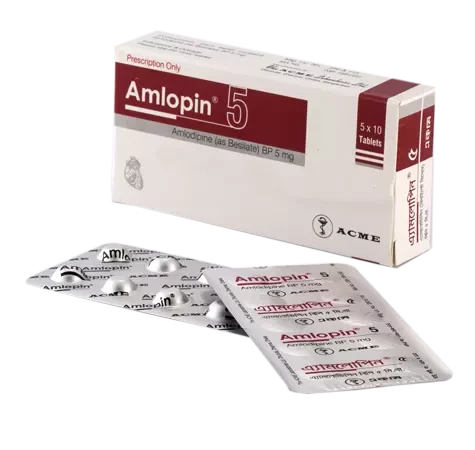 Tablet Amlopin 5mg (50pcs)