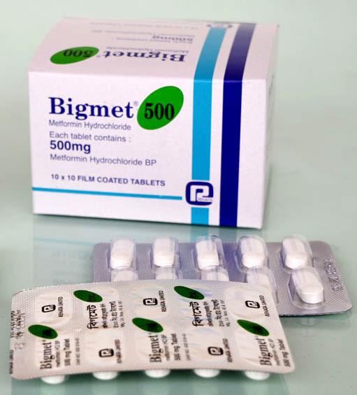 Tablet Bigmet 500mg (100pcs)