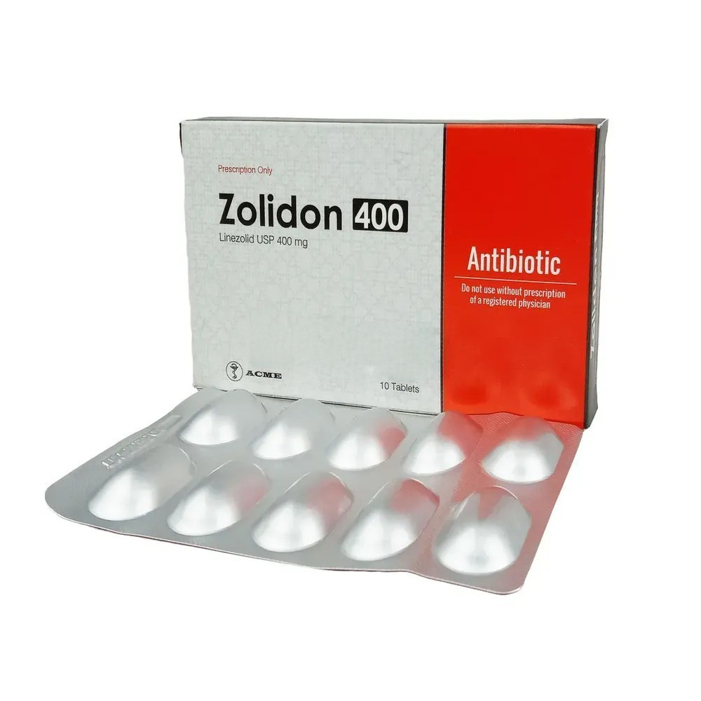 Tablet Zolidon 400mg (10pcs)