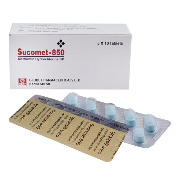 Tablet Sucomet 850mg (50pcs)